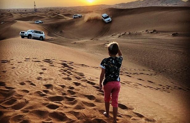 Private Evening Red Sand Desert Safari with BBQ Dinner