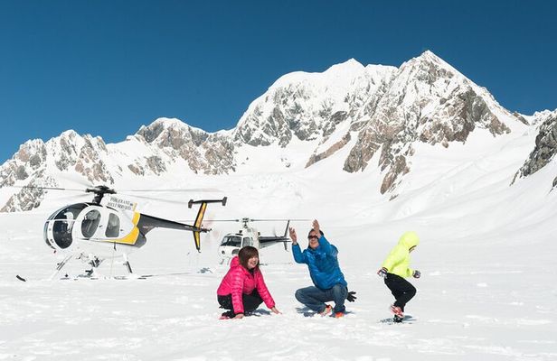 Fox Glacier and snow landing (allow 20 minutes - departs Fox Glacier)