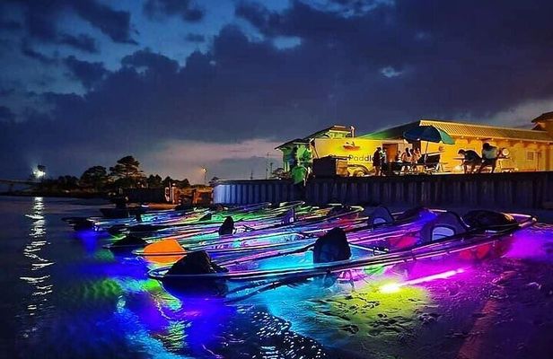 Night Glow Kayak Paddle Session in Navarre Beach