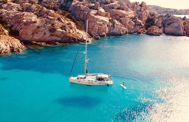 La Maddalena Archipelago Sailing Tour with Lunch from Palau