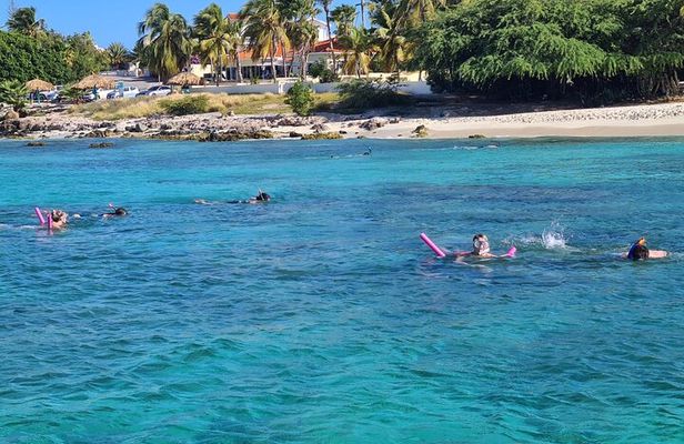 Private Sightseeing Boat Tour at Aruba with Snorkeling & Swimming