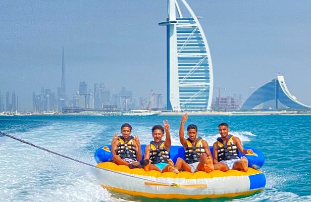 Private 60-min Group Tubing on Speedboat in Dubai