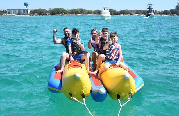Private Banana Boat and Dolphin Spotting Experience