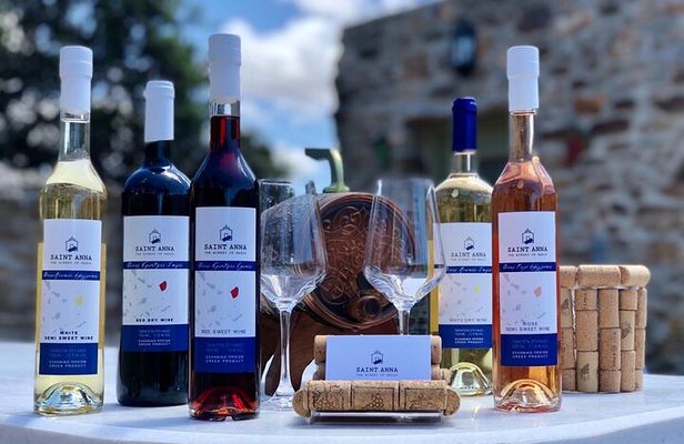Wine Tasting and Tour in Saint Anna Winery in Naxos