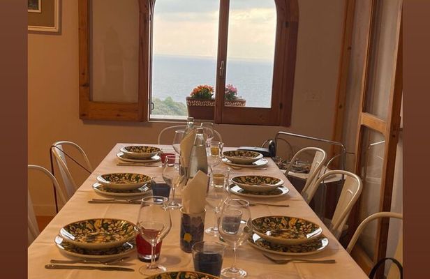 Dinner in a home restaurant with Chef Massimo in Taormina