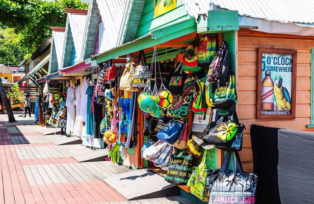 Sightseen tour and Souvenir shopping with private transportation in Montego Bay
