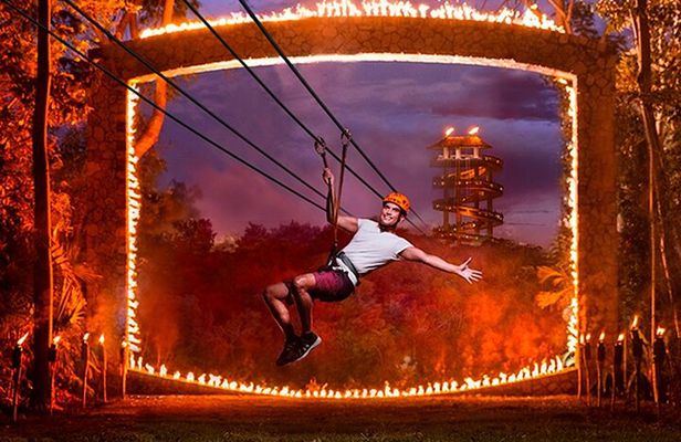 Amazing Xplor Fuego Tour All inclusive from Cancun & Playa del Carmen