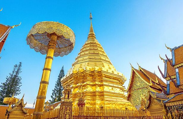 Wat Phra That Doi Suthep & Hmong Village Half Day Tour From Chiang Mai