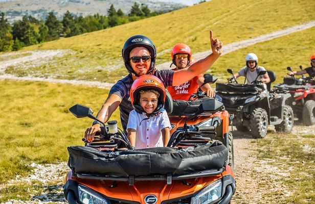 ATV Cetina family tour with picnic