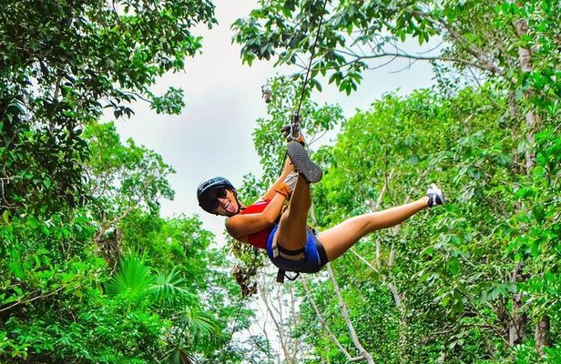 ATV & Zipline Adventure with Cenote Swim from Cancun