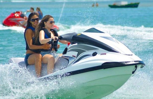 Jetski Water Activity And Beach From Montego Bay
