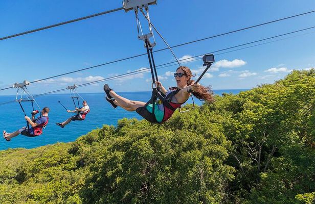 Atv and Zipline Inclusive Combo Tour with Private Transport From Montego Bay