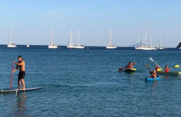 Excursion to the wild beach of Galenzana in Sup and Canoe