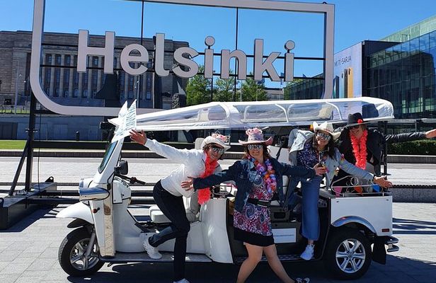 Private TukTuk guided tour in Helsinki 1,5 hours