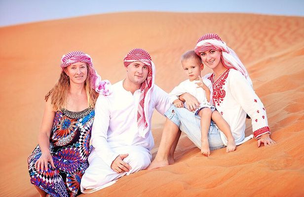 Exclusive Desert Safari with BBQ, Camel Ride & Traditional Show