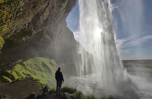South Coast Waterfalls, Black Beach and Glacier Adventure Tour