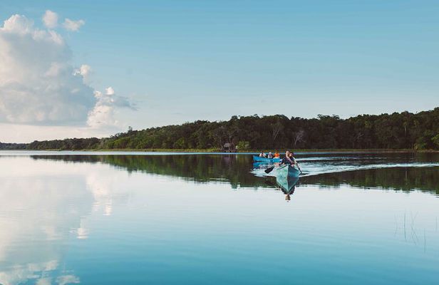 Coba Ruins, Punta Laguna Nature Reserve, Cenote and Mayan family