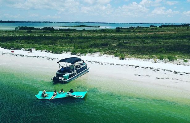 Clearwater Beach Private Pontoon Boat Tour for six 
