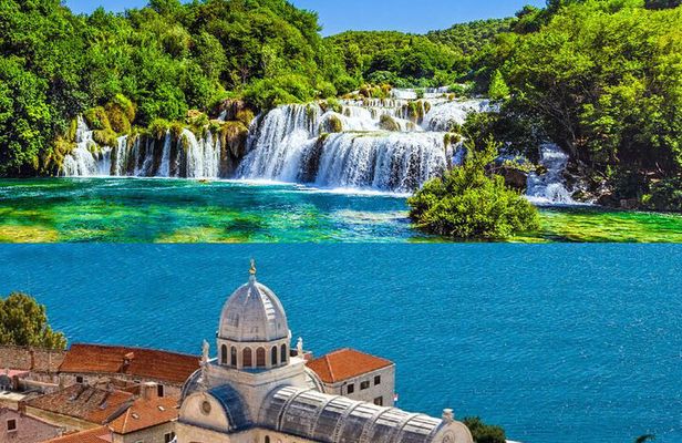 Krka Waterfalls and Sibenik, Private Tour from Sibenik