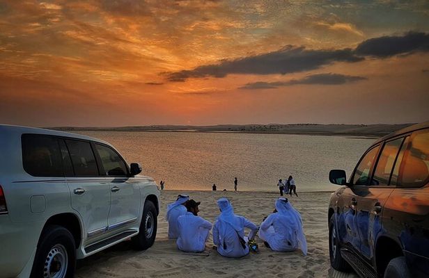 No Rush Desert Safari: 6-Hour Adventure & Inland Sea Relaxation