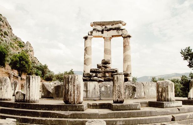 Explore the mystical ruins in Delphi, Greece
