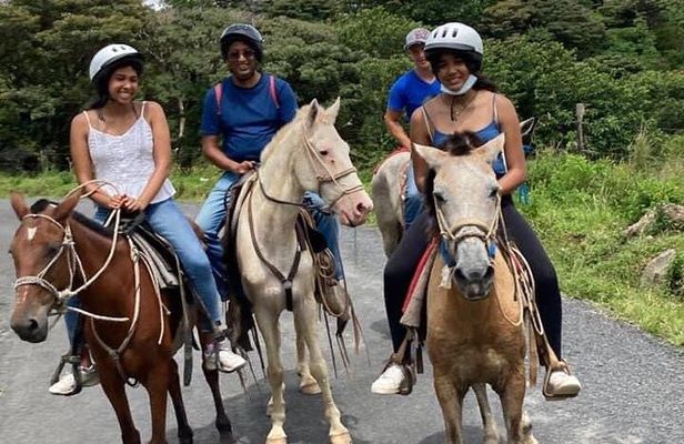 Volcano Horseback Ride, Mud Bath & Costa Rican Lunch Adventure