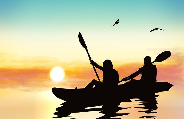 Illuminated Night Kayaking at the Elysian Resort