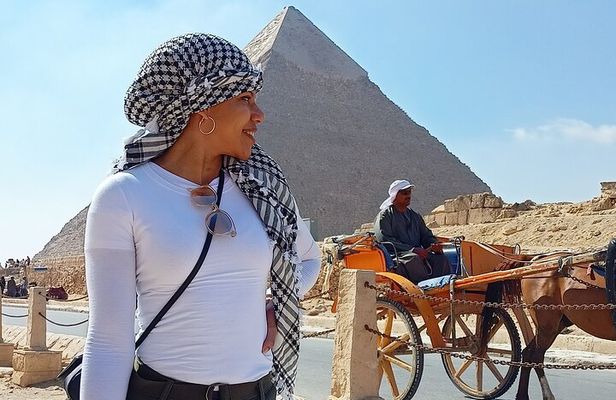 Thrilling Half-Day: Discover Pyramids, Sphinx, Camel Ride& Lunch!