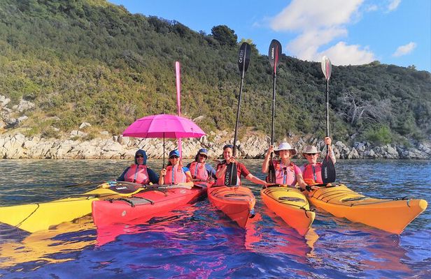 Elaphite Islands Full-Day Kayak and Bike Tour from Dubrovnik
