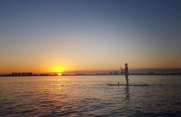 Paddle Board at Sunrise or Sunset in Cancun