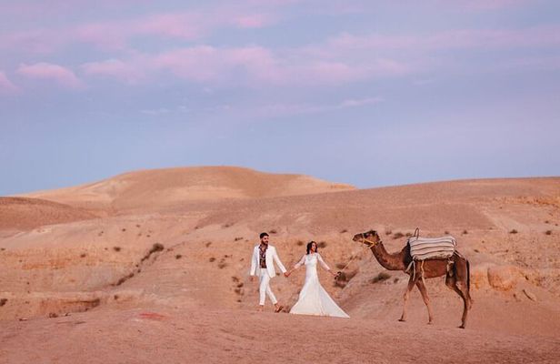 Mountains And Agafay Desert & 3 Valley & Berber Villages with Camel Rid