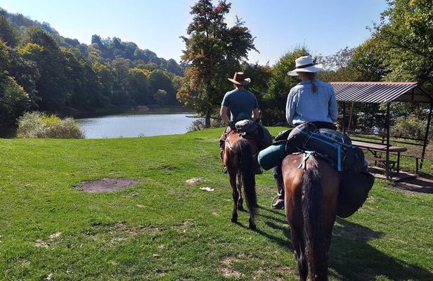 Horseback Riding Around Tsovakar Mountain