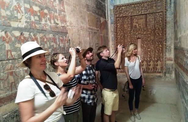 Saqqara & The Step Pyramid & Nobel Tombs & Memphis & Dashure Pyramids