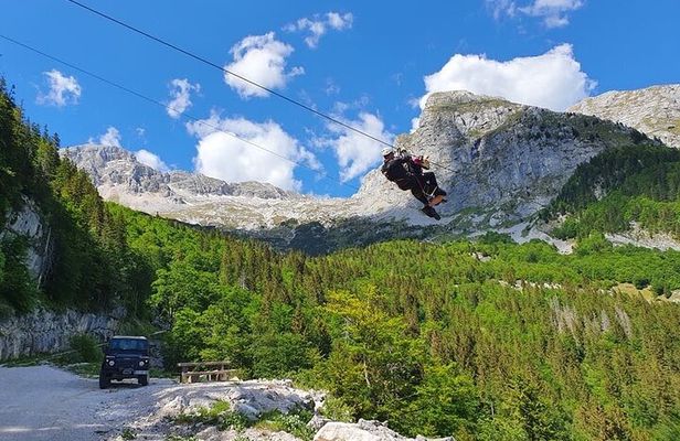 Zipline in Slovenia