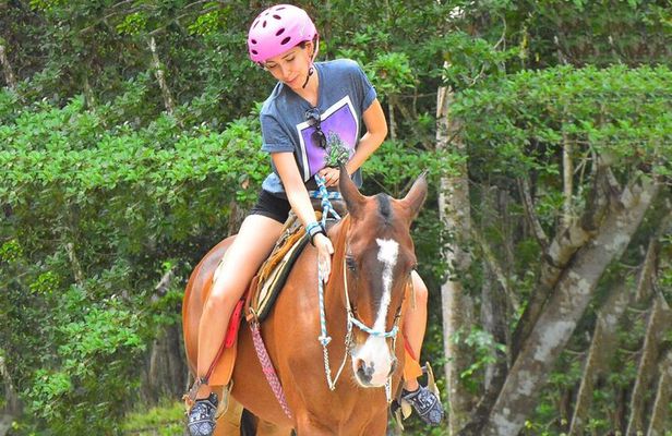 Cancun Horseback Riding, ATV, Ziplines, Cenote, Lunch and Drinks