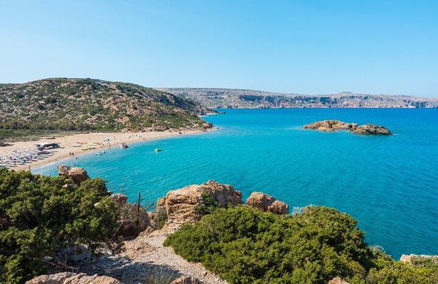 Full-Day Tour to Vai Palm Beach, Toplou Monastery, and Sitia Town