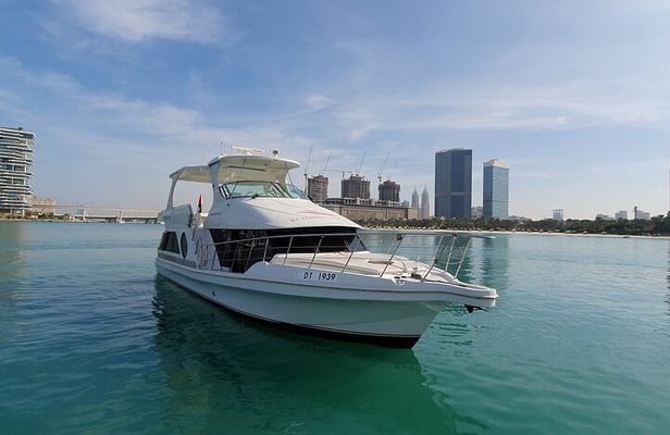 Private Dubai 2 Hours Luxury Yacht Charter with BBQ Option