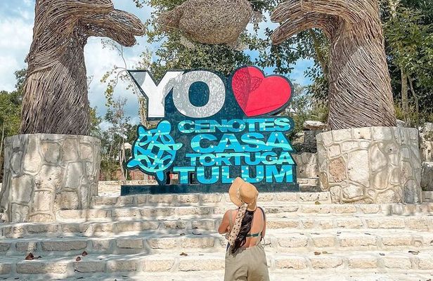 Four Cenotes Tour: Tulum ruins, Ahau Sculpture, Playa del Carmen