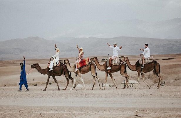 Desert Agafay Day Trip and Atlas Mountains from Marrakech