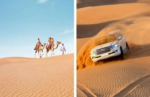 Desert Safari Combo: Camel Ride, Sandboarding & Inland Sea Visit