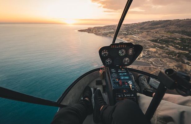 Private Helicopter Tour of Rancho Palos Verdes, Los Angeles, and Long Beach