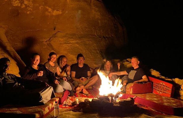 Wadi Rum Full Day Jeep Tour - Stargazing Overnight in a Cave - Traditional Food