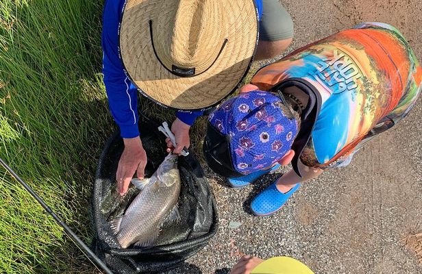 Hook-A-Barra Fishing and Farm Activity