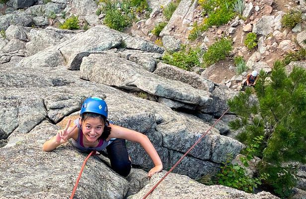 Private Outdoor Rock Climbing with a Pro Climbing Guide