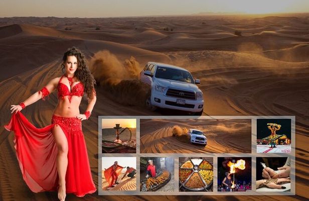 Dubai Evening Desert Safari -With Dune Bashing Live Shows And Buffet