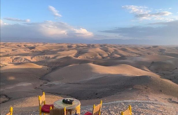 Agafay Desert, Sunset, Camel Ride And Diner