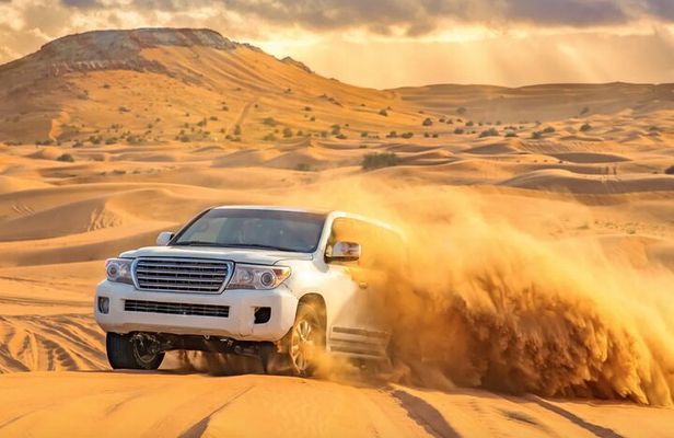 Dubai Desert Safari with Dinner, Dune Bashing and Camel Riding