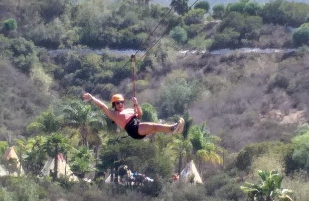 Adventure in Ensenada with Zipline, Marine Geyser and Shops