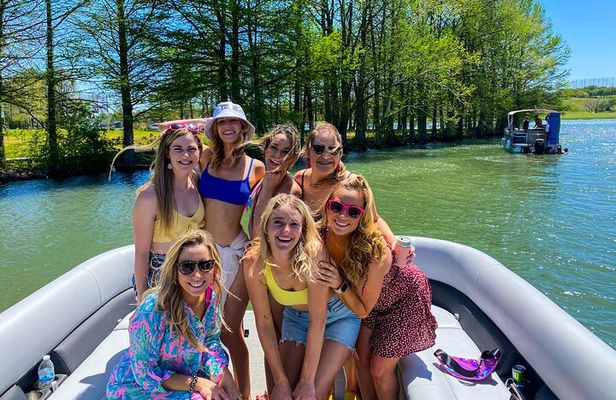 Lake Austin Private Party Boat 2-Hour Swim, BYOB, Lily Pad