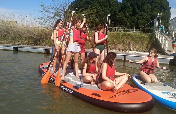 Gigant paddle surf in Seville